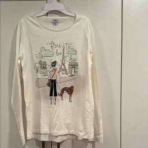 Chic Graphic Long Sleeve Tee